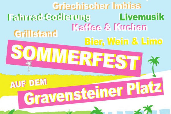 Sommerfest auf dem Gravensteiner Platz 2018