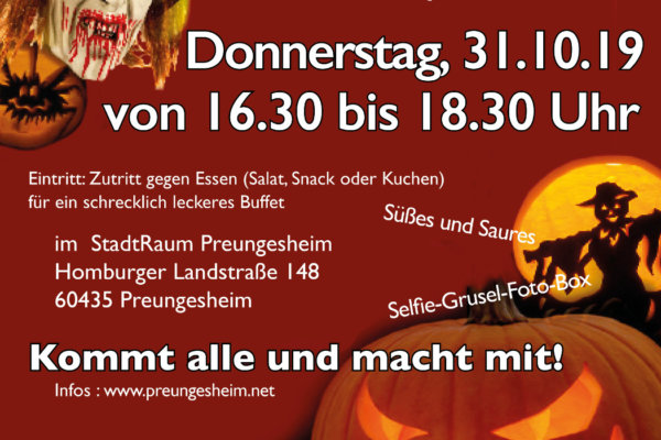 Halloween-Feier im StadtRaum
