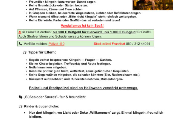 Info zu Halloween