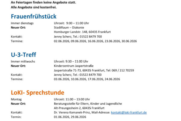 Info KiFaz Preungesheim