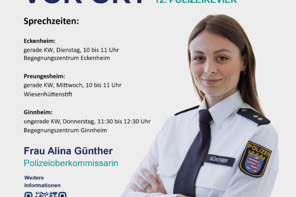 Schutzfrau vor Ort